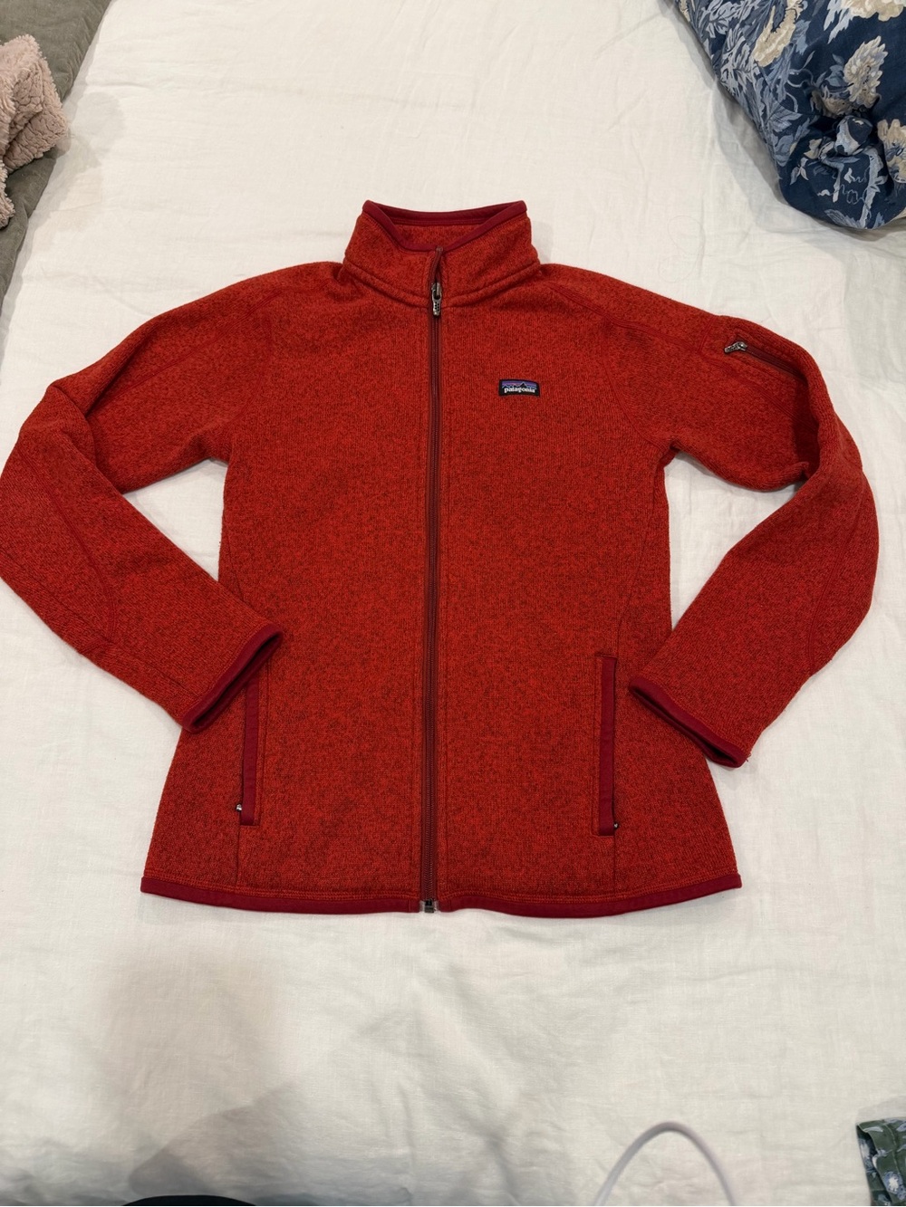 Patagonia Women’s Heathered Red Full-Zip Jacket
